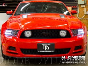 Ford Mustang Multicolor DRL LED Boards - Multicolor and White